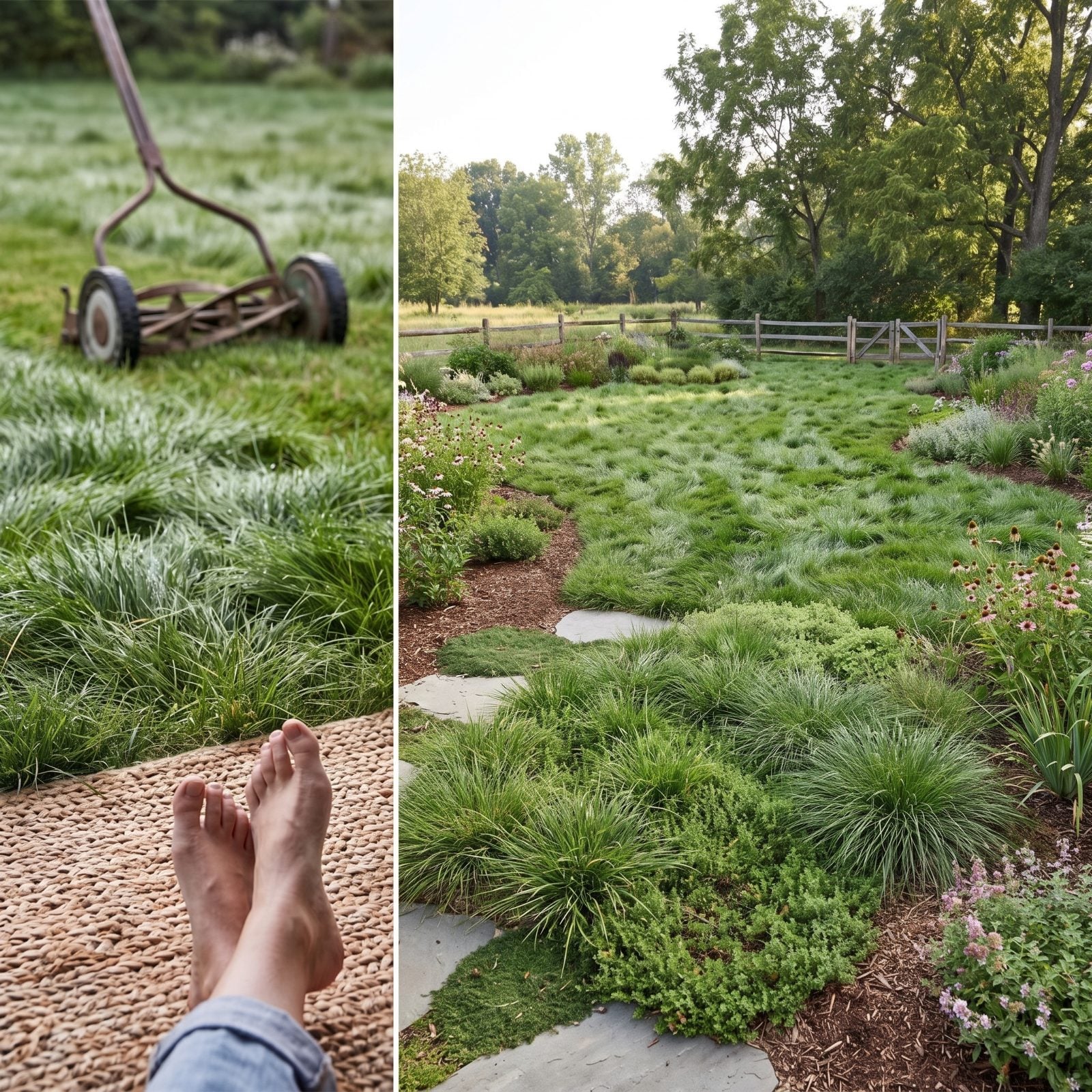 No-Mow Native Sedge Lawns