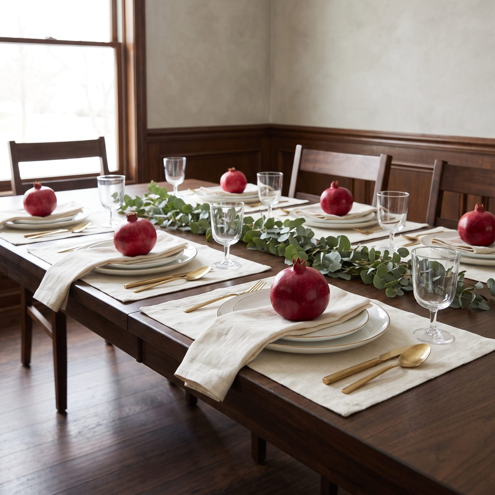 One Pomegranate at Every Place Setting