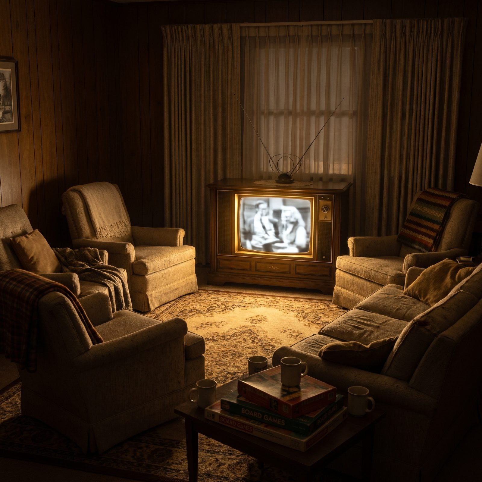 One Television for the Entire Family to Share