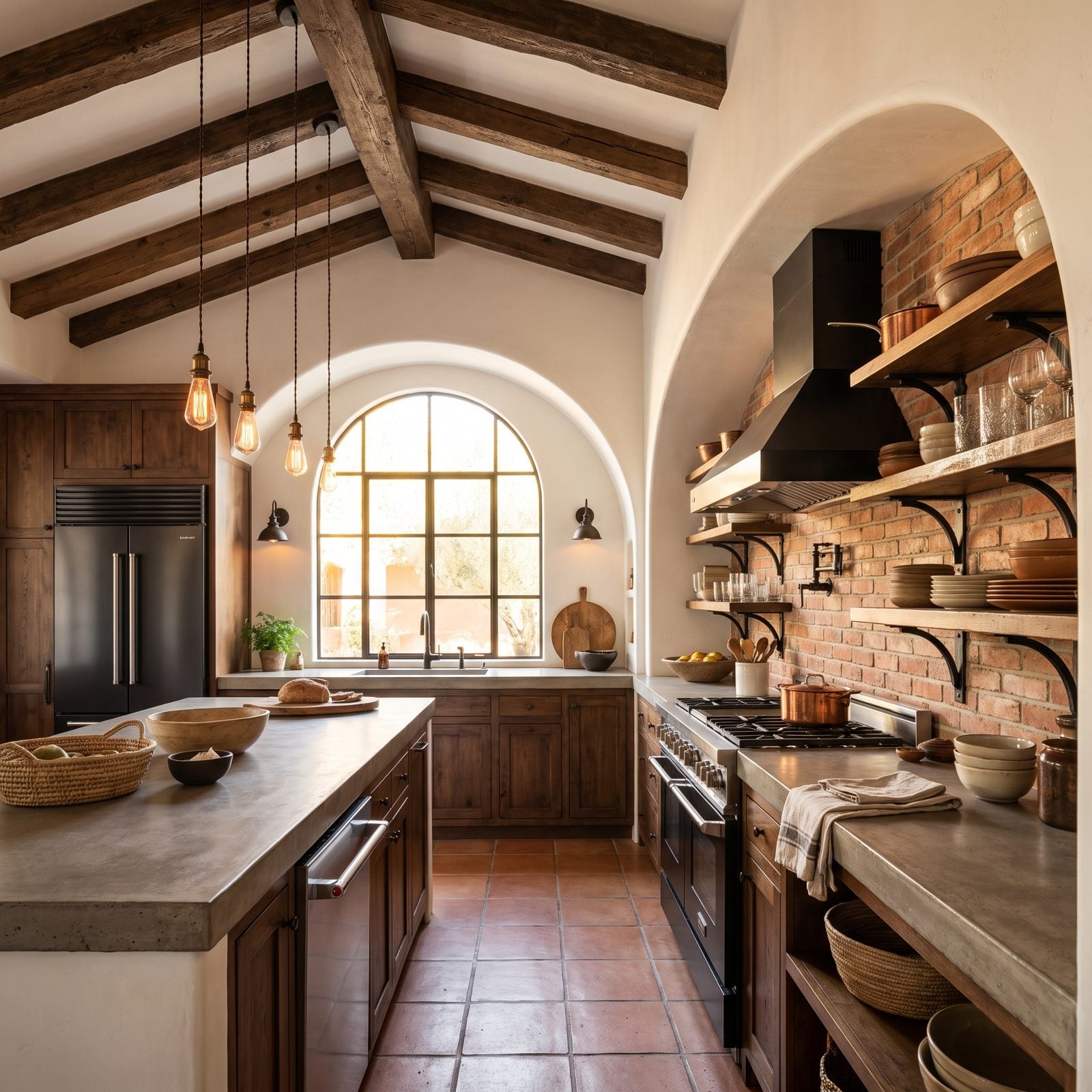 Open Shelves Right Beside the Stove, a.k.a. the Grease Collection