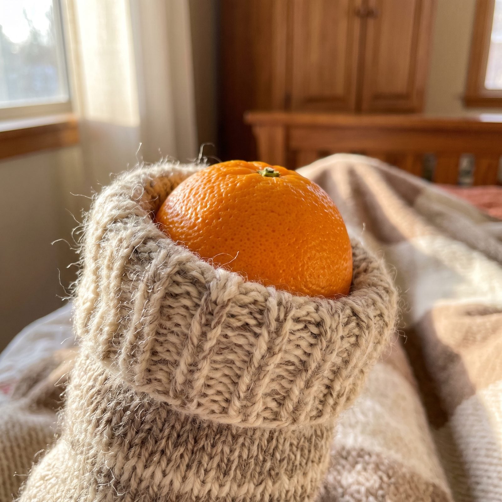 Oranges Tucked Into Every Stocking