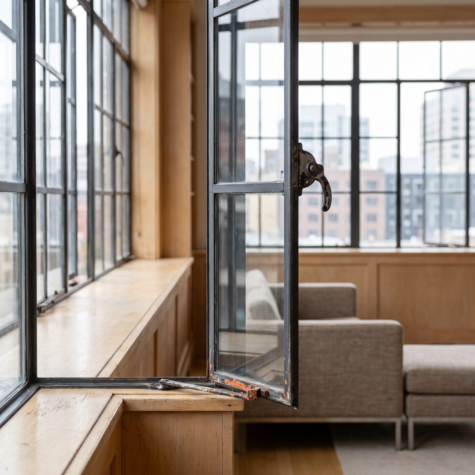 Original Steel Casement Windows
