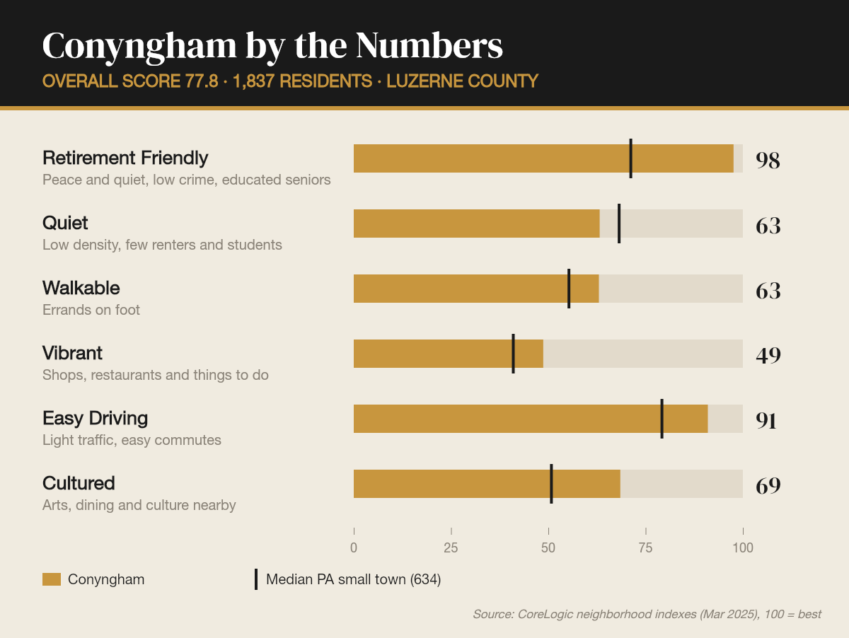 Conyngham by the numbers