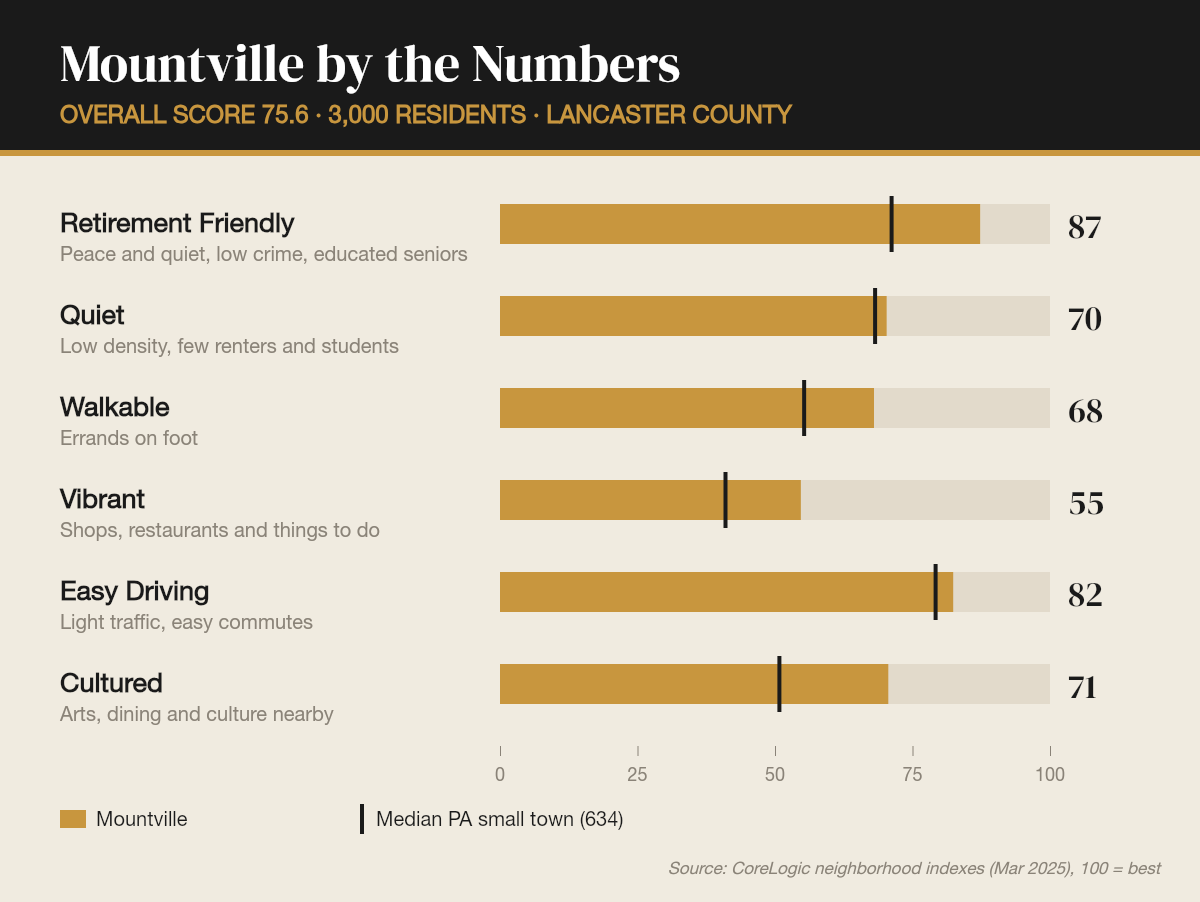 Mountville by the numbers