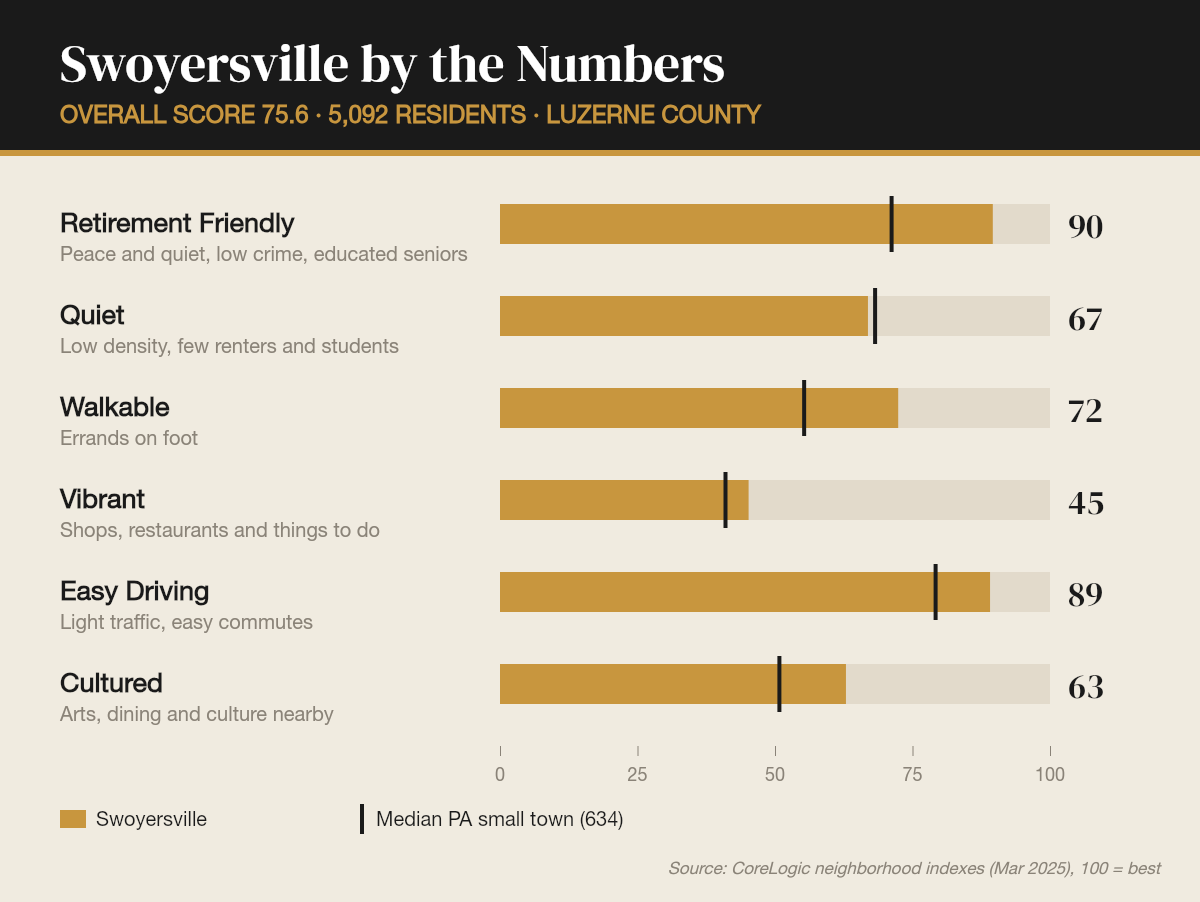 Swoyersville by the numbers