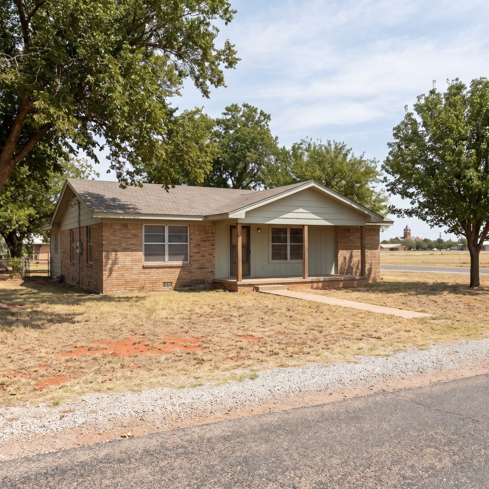 Paducah, Texas, Plains Homes Circling a Small Courthouse Square