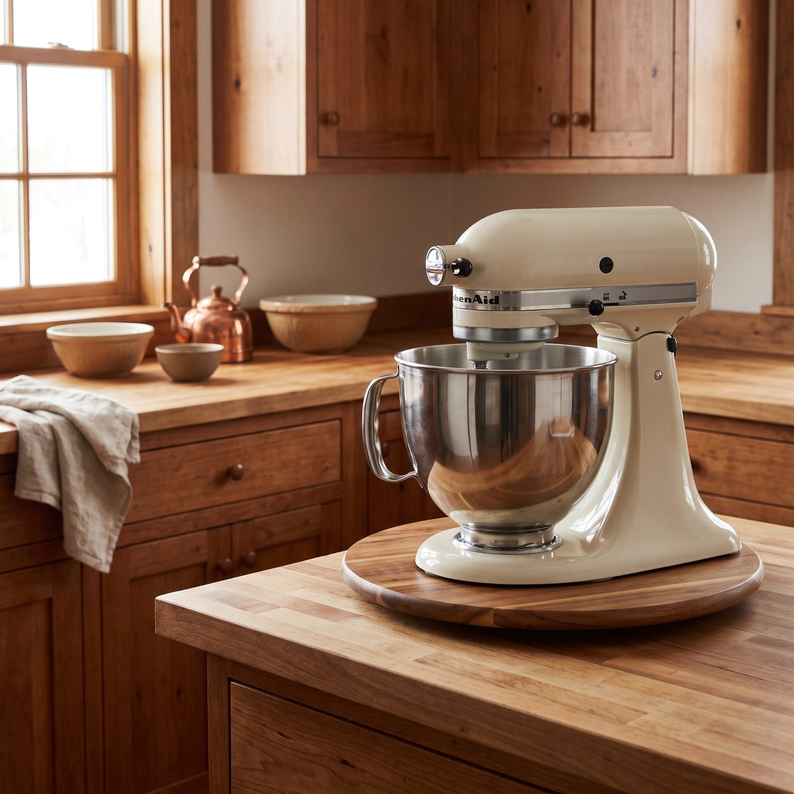 Park a Turntable Under Countertop Appliances for Instant Access
