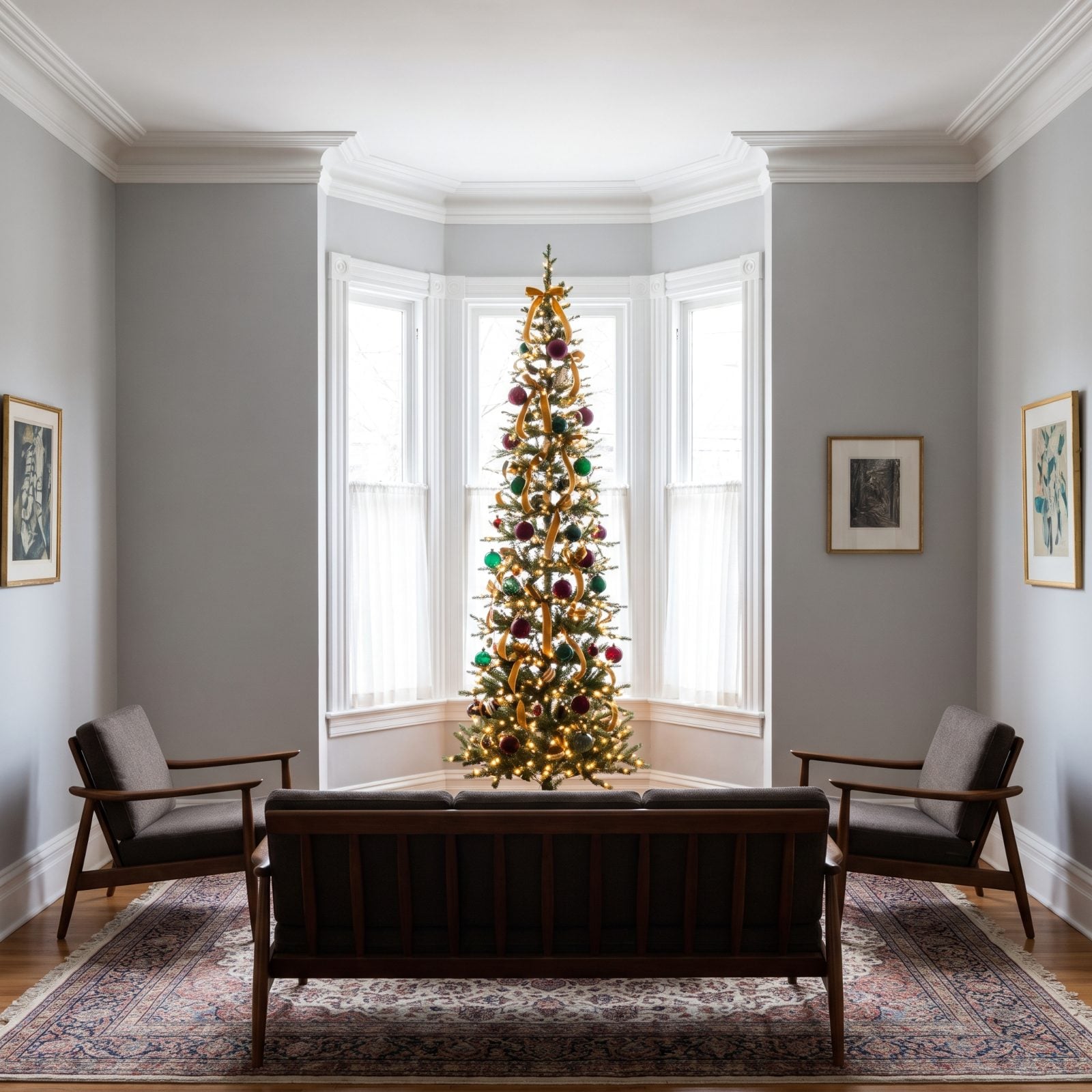 The Pencil Tree Slotted Into a Victorian Bay Window