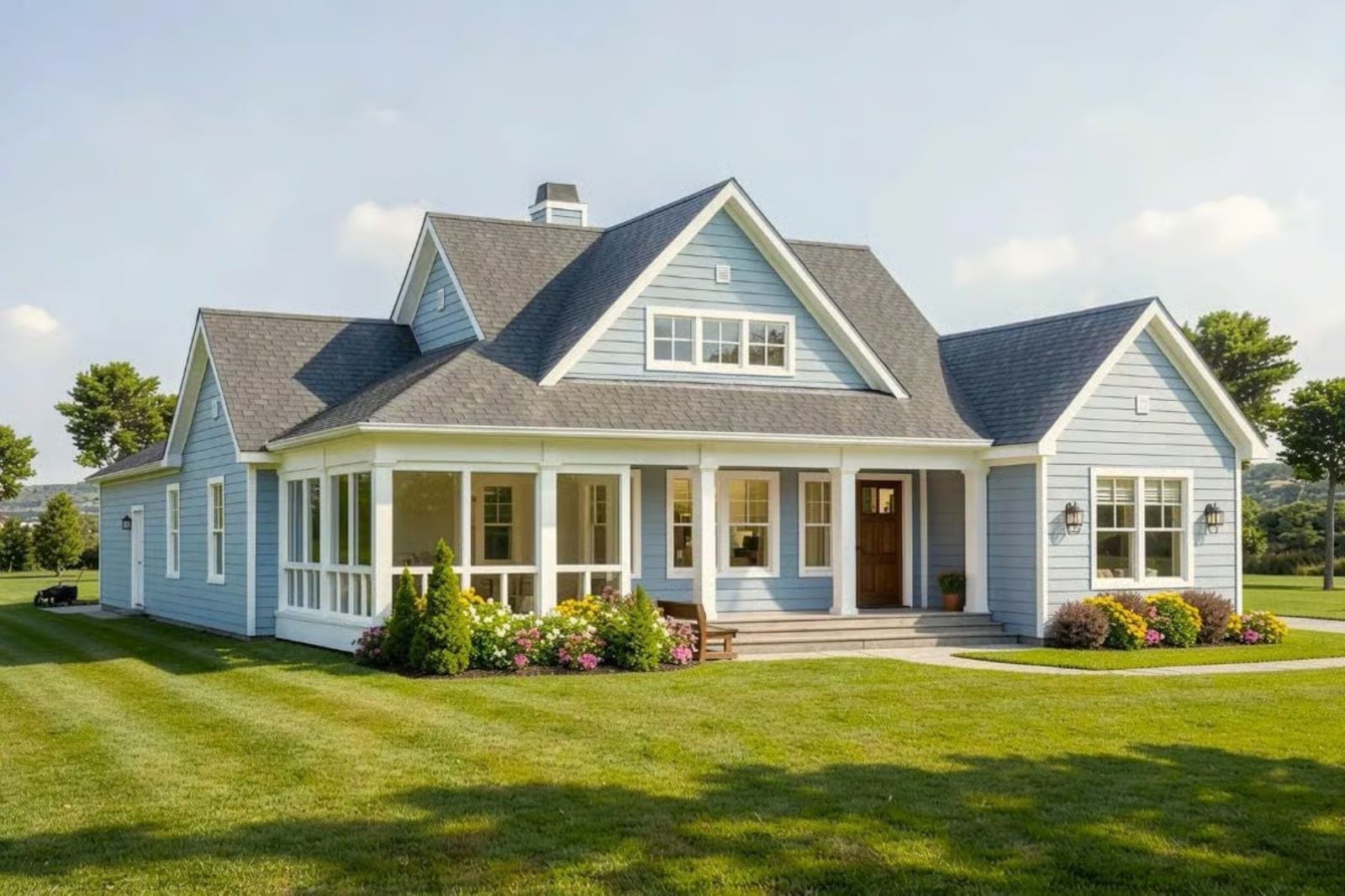 Periwinkle Place 3-Bedroom Modern Farmhouse Layout with Grilling Porch (1,809 Sq. Ft. Floor Plan)