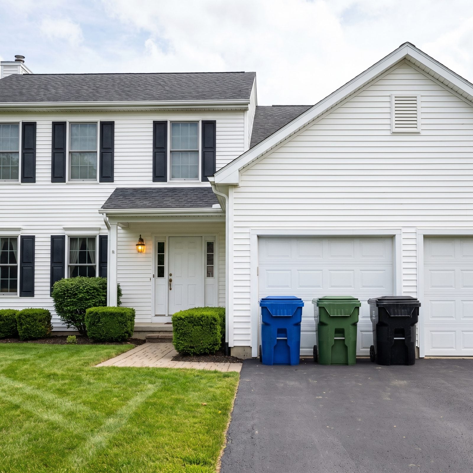 Placing Trash Bins in Full View