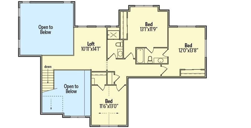 Floor Plan - Second