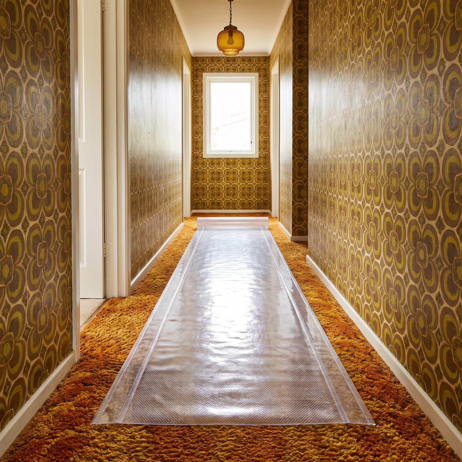 The Plastic Runner Guarded the Good Carpet