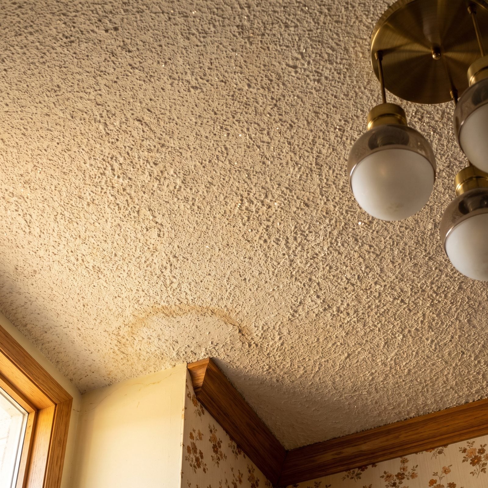 The Popcorn Ceiling That Sparkled If You Caught It Right