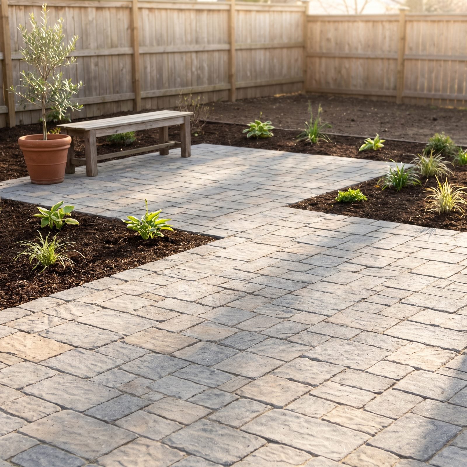 Pour the Patio Now and Plant Later