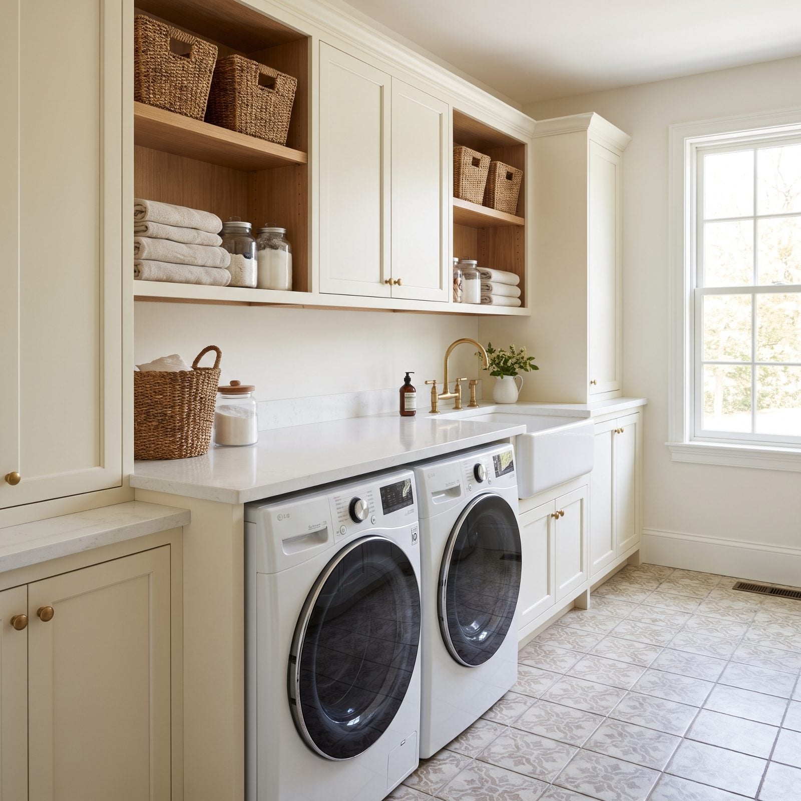A Proper Laundry Room With Folding Space