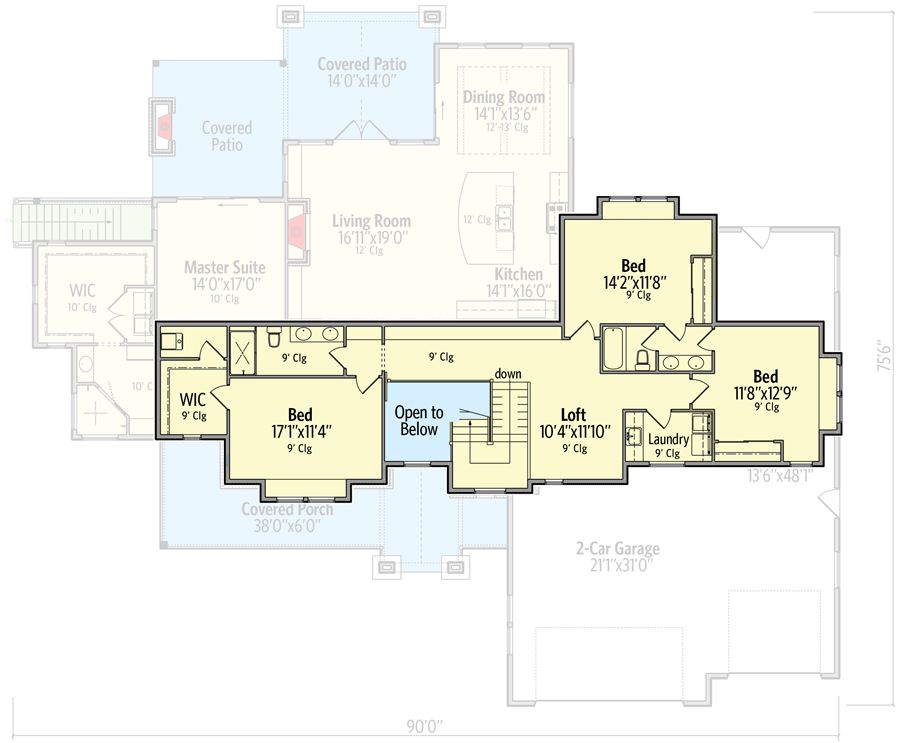 Floor Plan - Second Floor