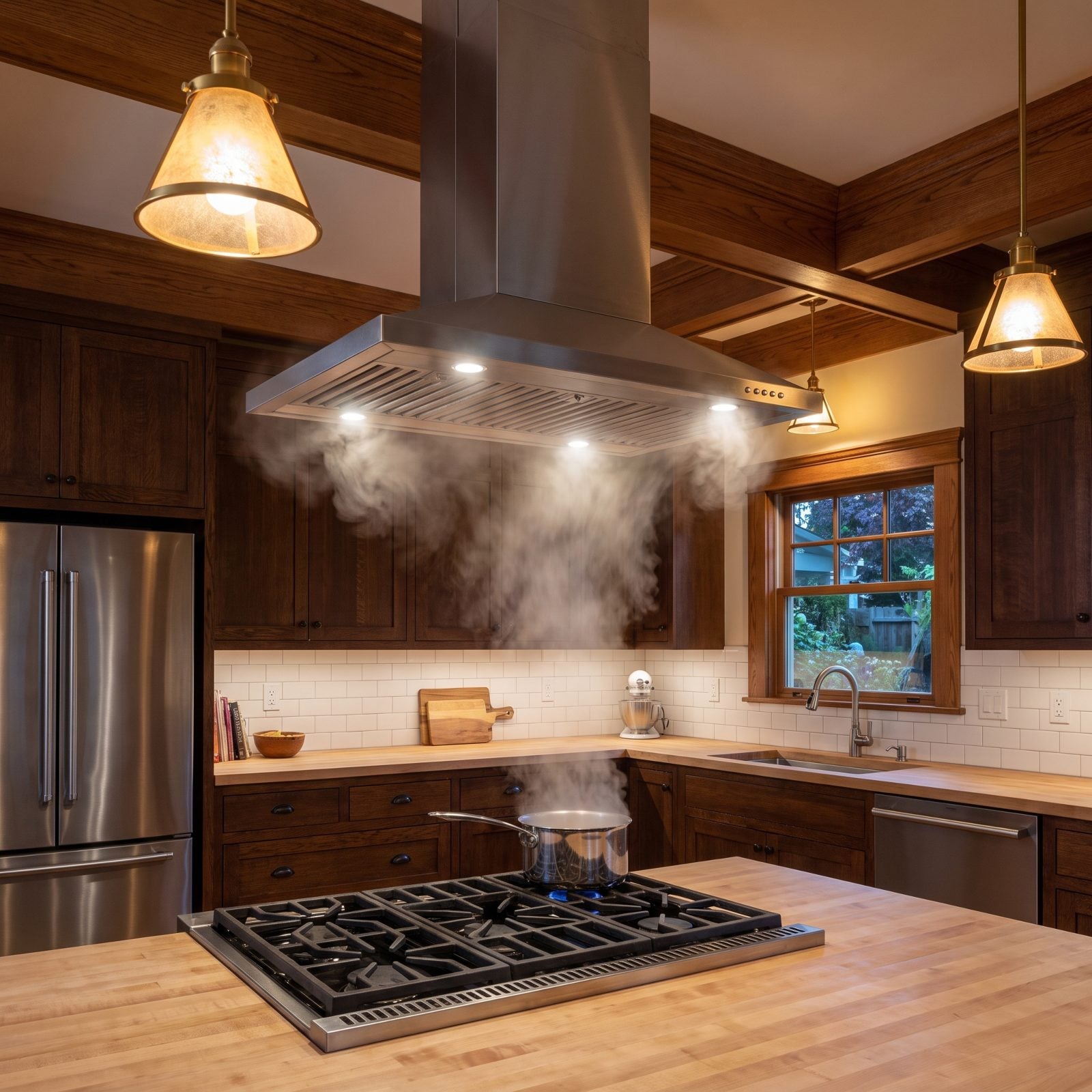 The Range Hood That Just Blows the Smell Back at You