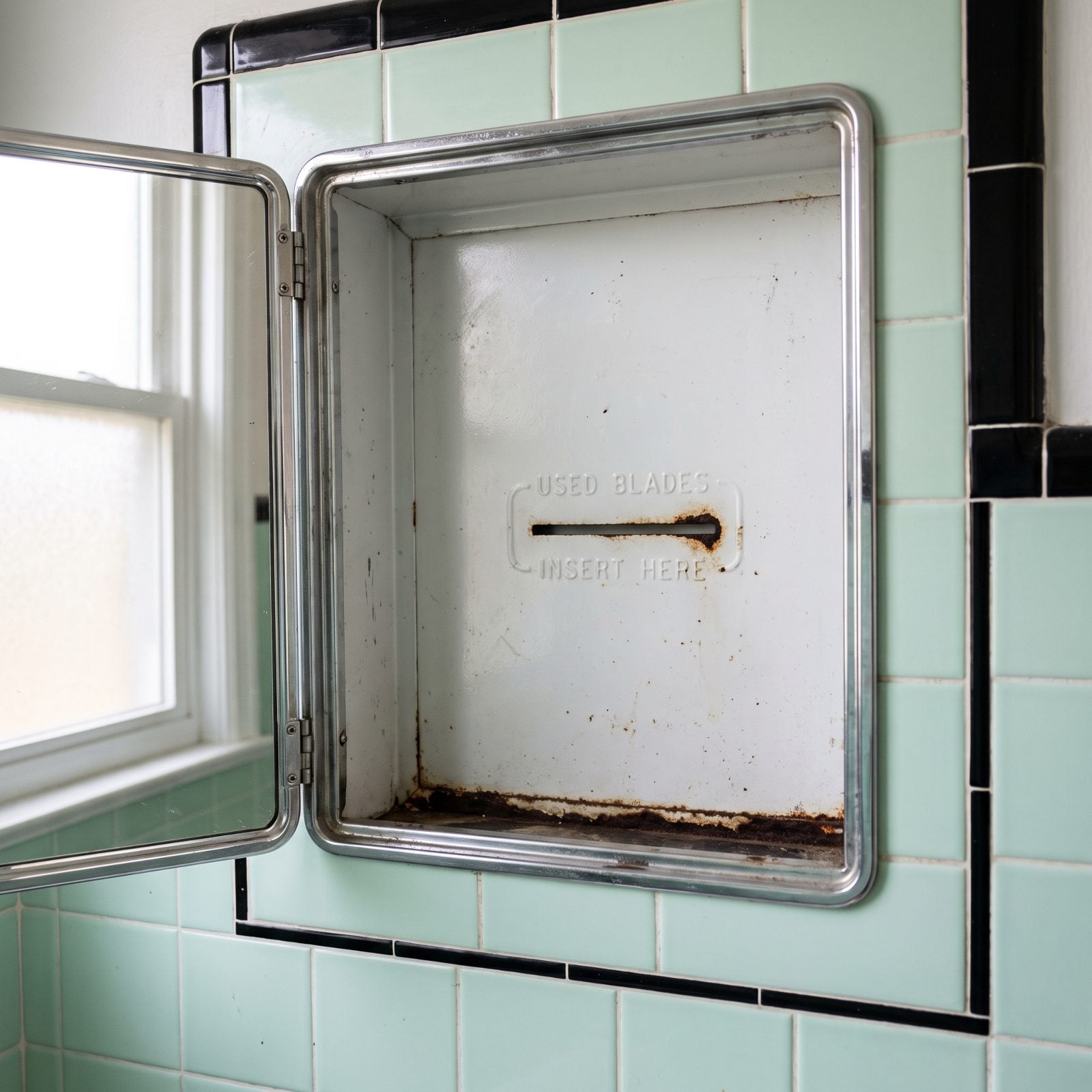 The Razor-Blade Slot Hiding in the Medicine Cabinet