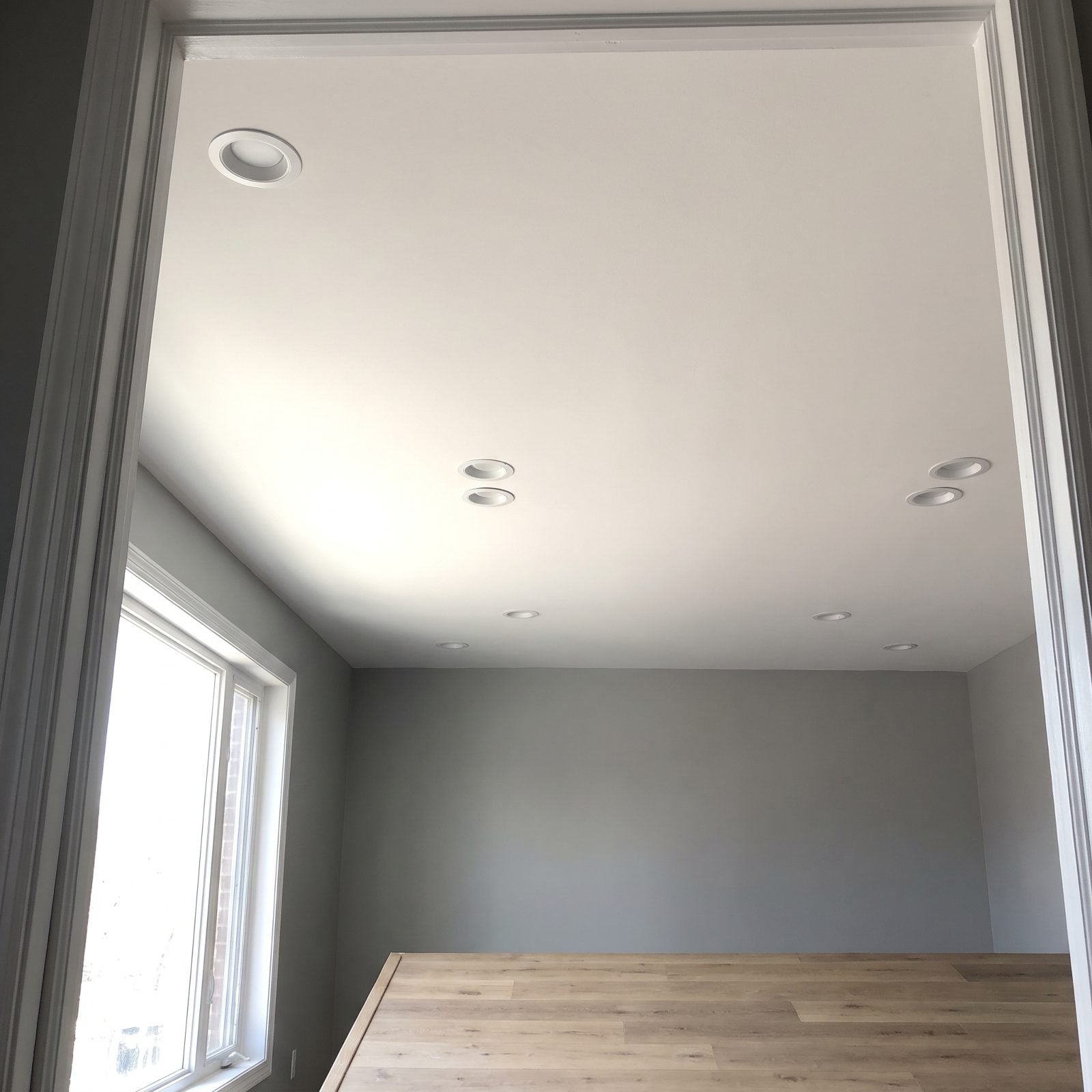 Recessed Lighting Cans Spaced By Guesswork