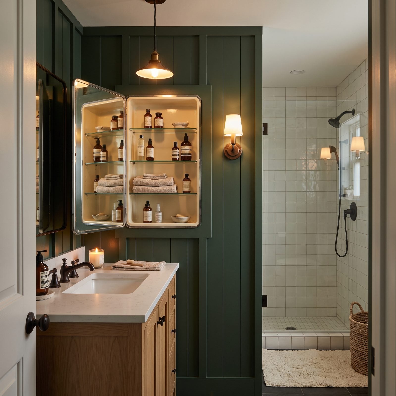 Recessed Metal Medicine Cabinets With Good Bones