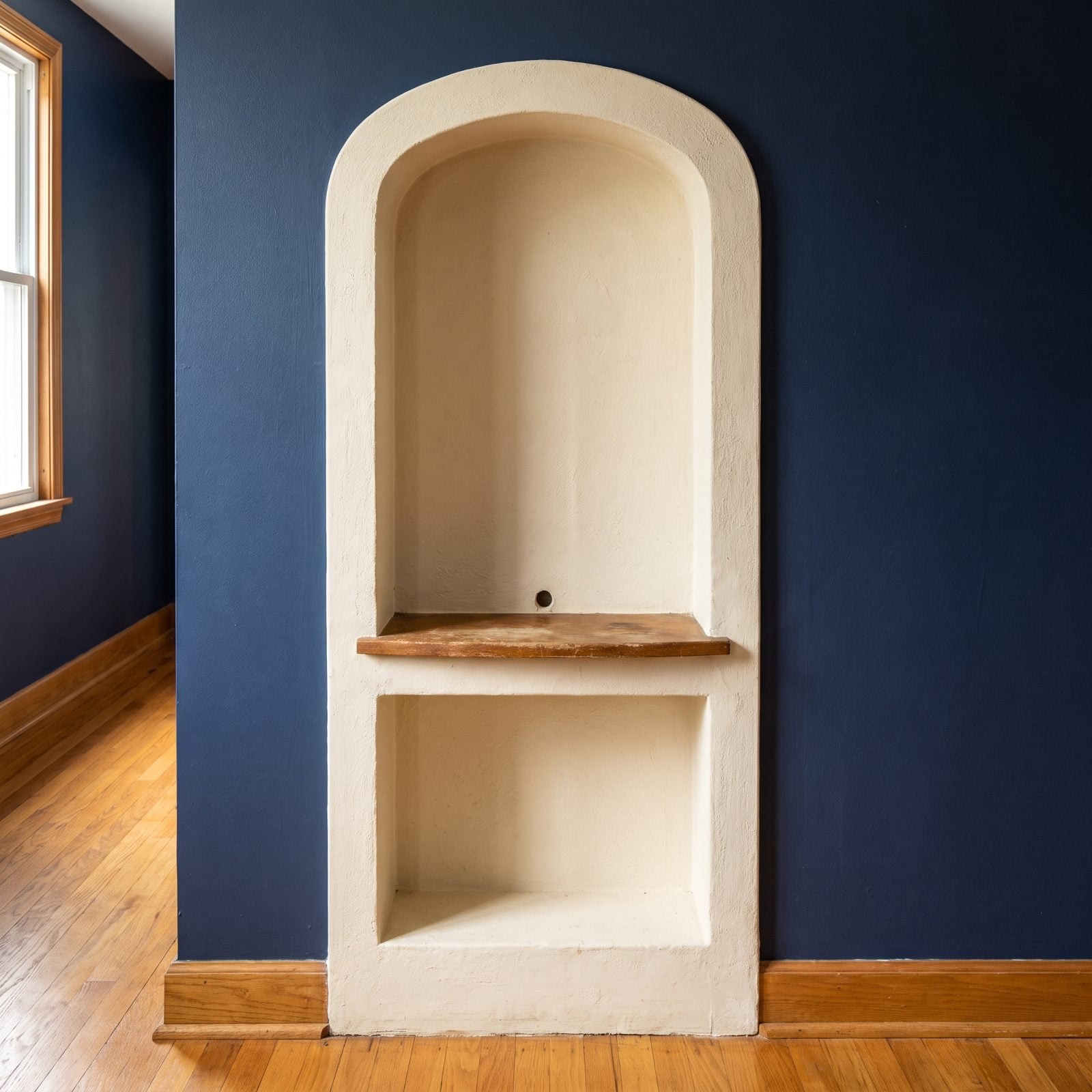 The Recessed Telephone Niche in the Hallway