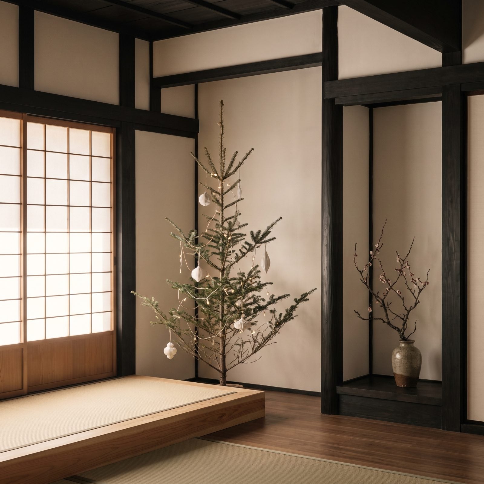 A Restrained Fir Complementing Japanese-Inspired Joinery
