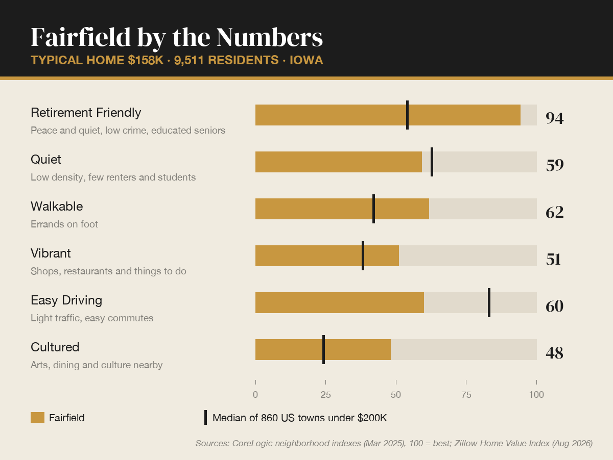 Fairfield by the numbers