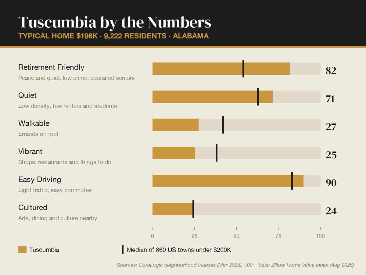 Tuscumbia by the numbers