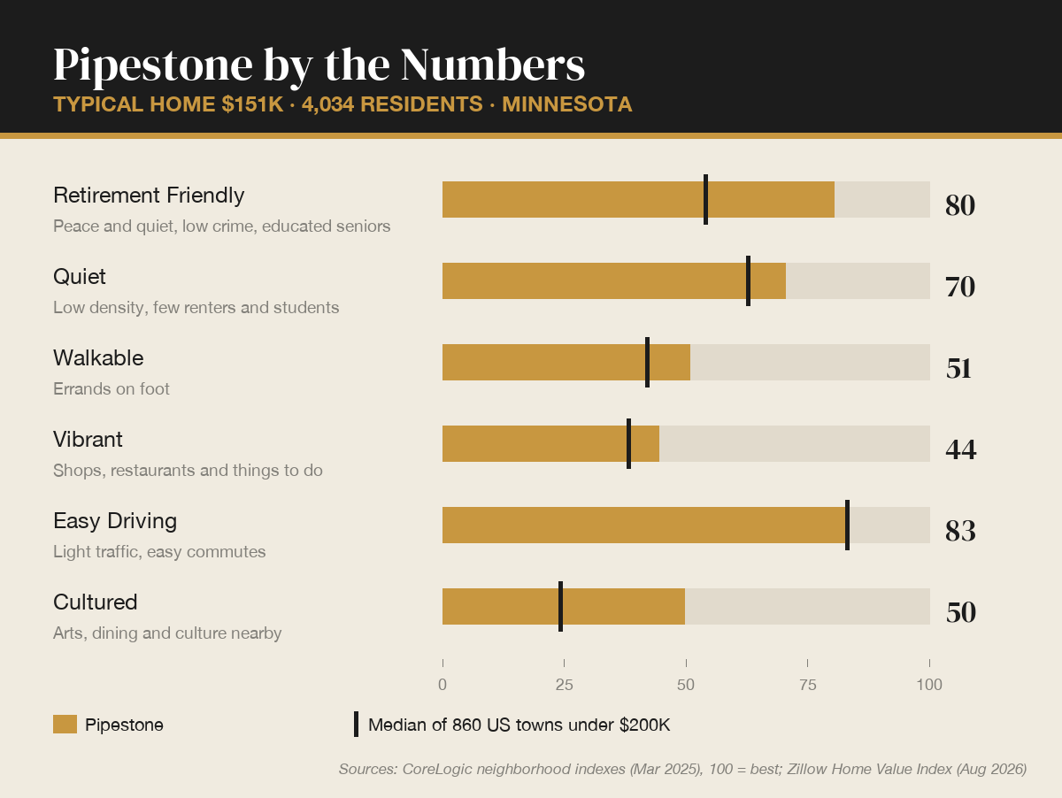 Pipestone by the numbers