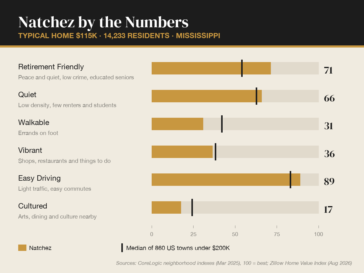 Natchez by the numbers