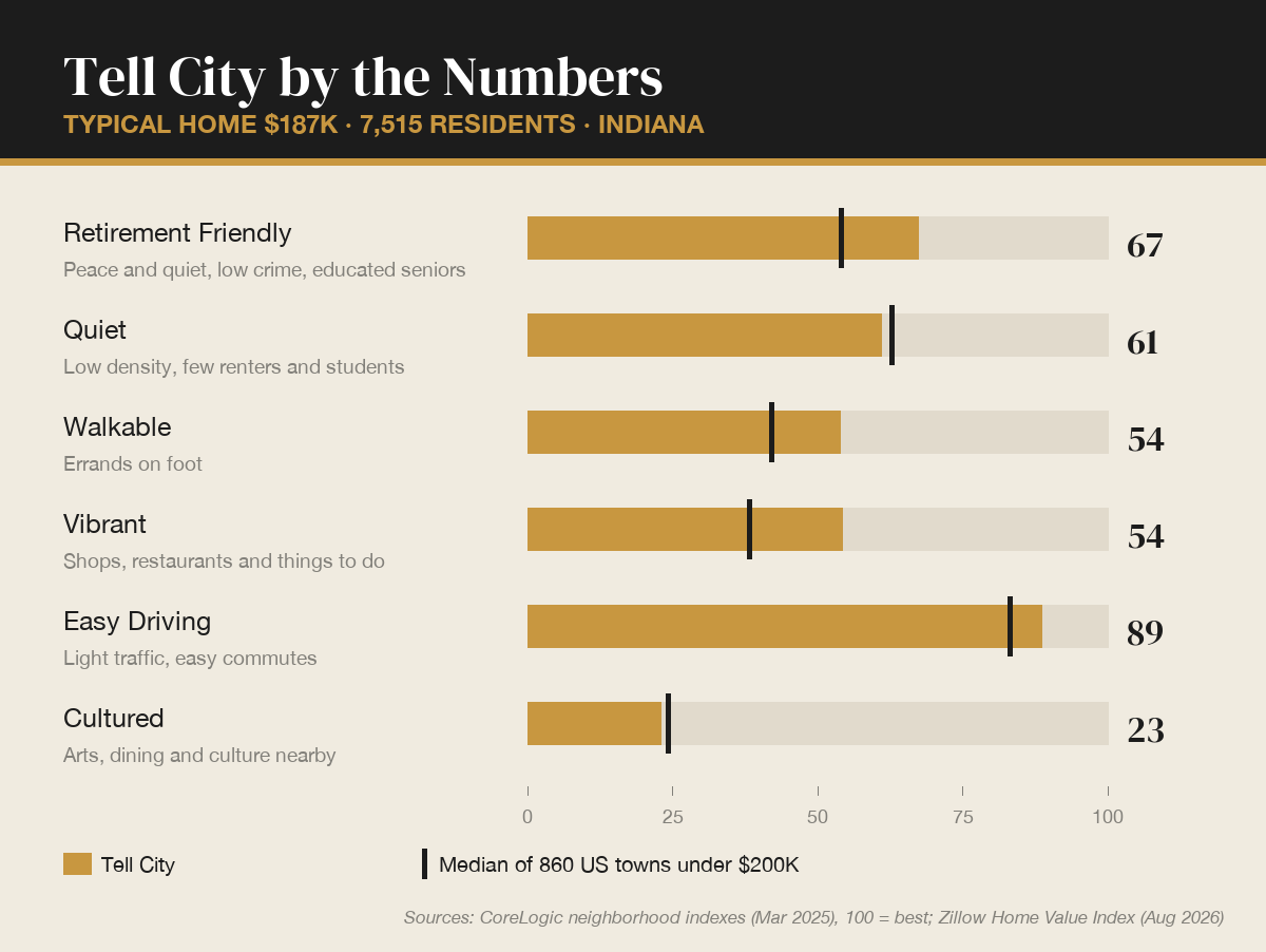 Tell City by the numbers