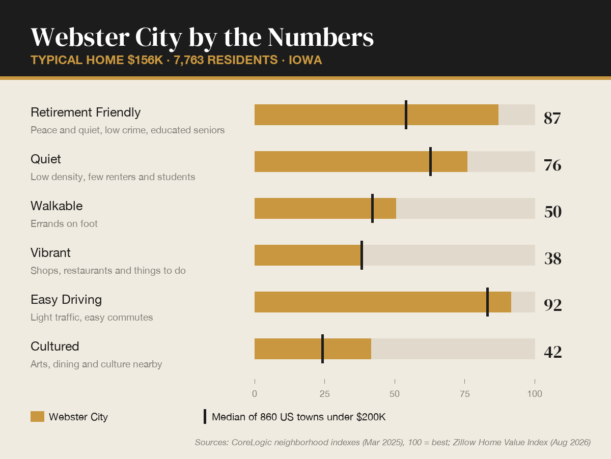 Webster City by the numbers