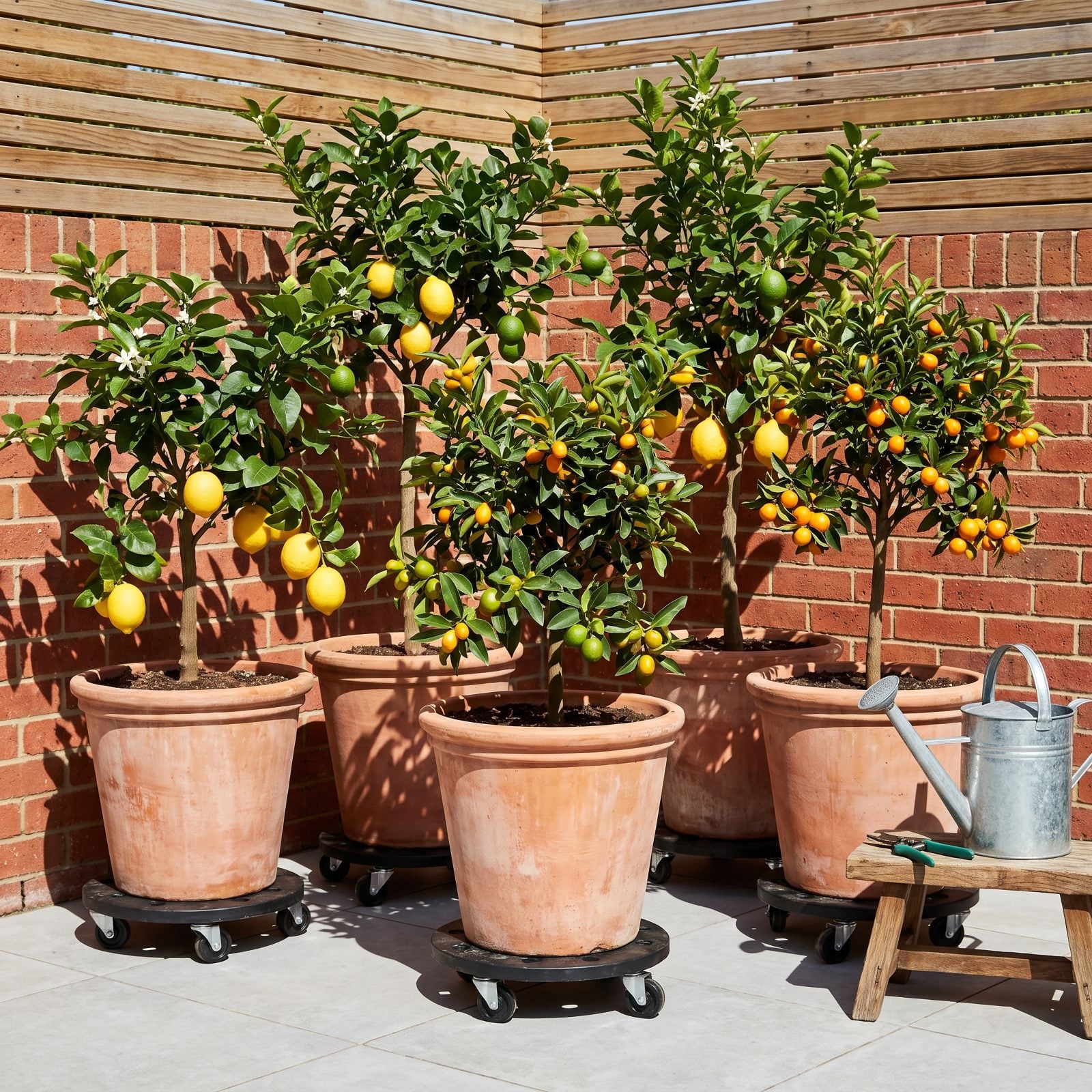 A Rolling Citrus Grove in Containers