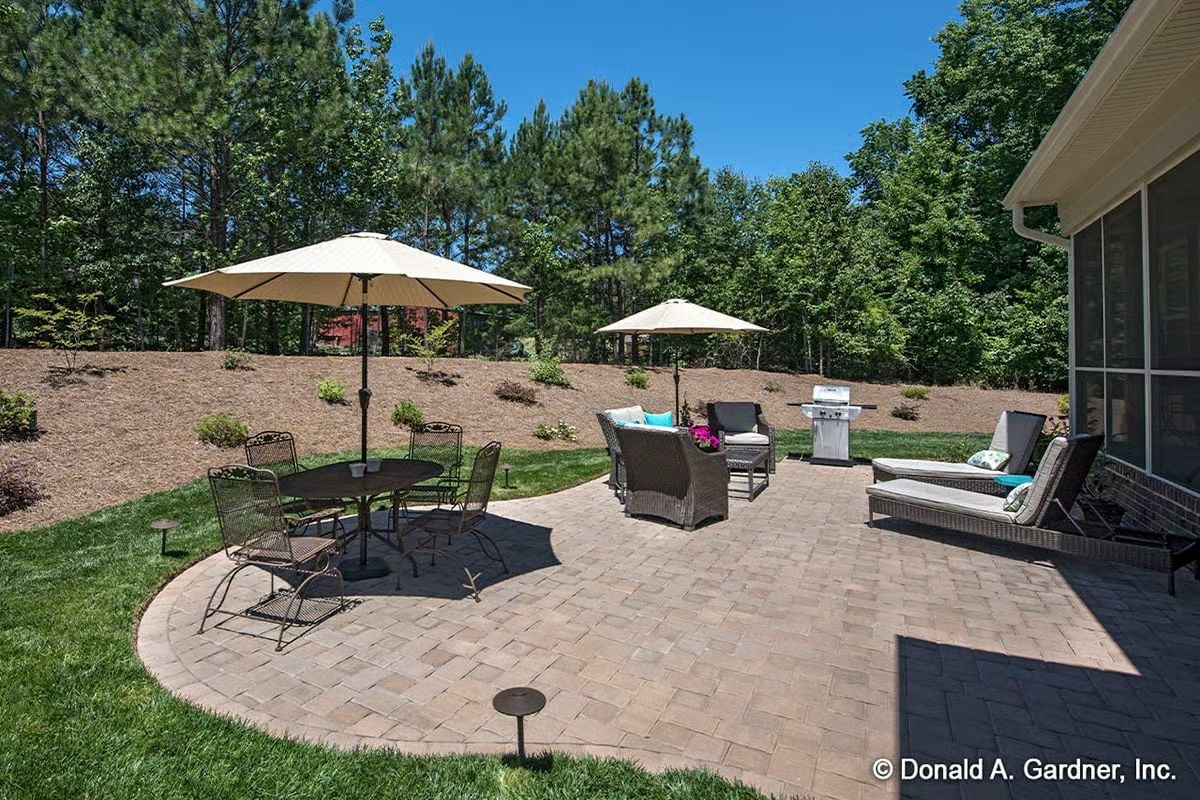 Paver Patio Built for Long Afternoons and Impromptu Cookouts