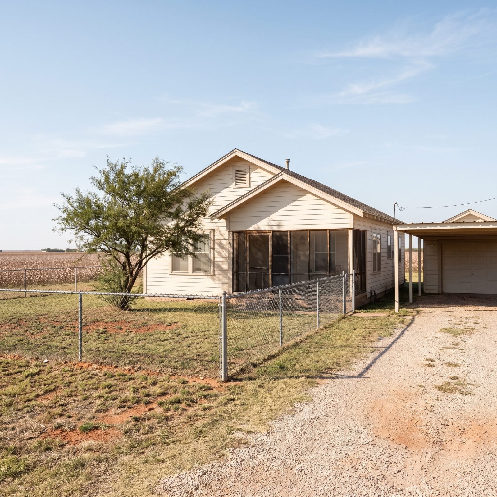 Rotan, Texas, Compact Houses in West Texas Cotton Country
