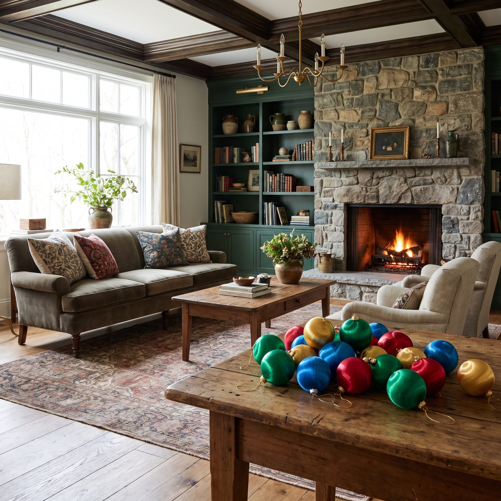 Satin-Wrapped Foam Ball Ornaments