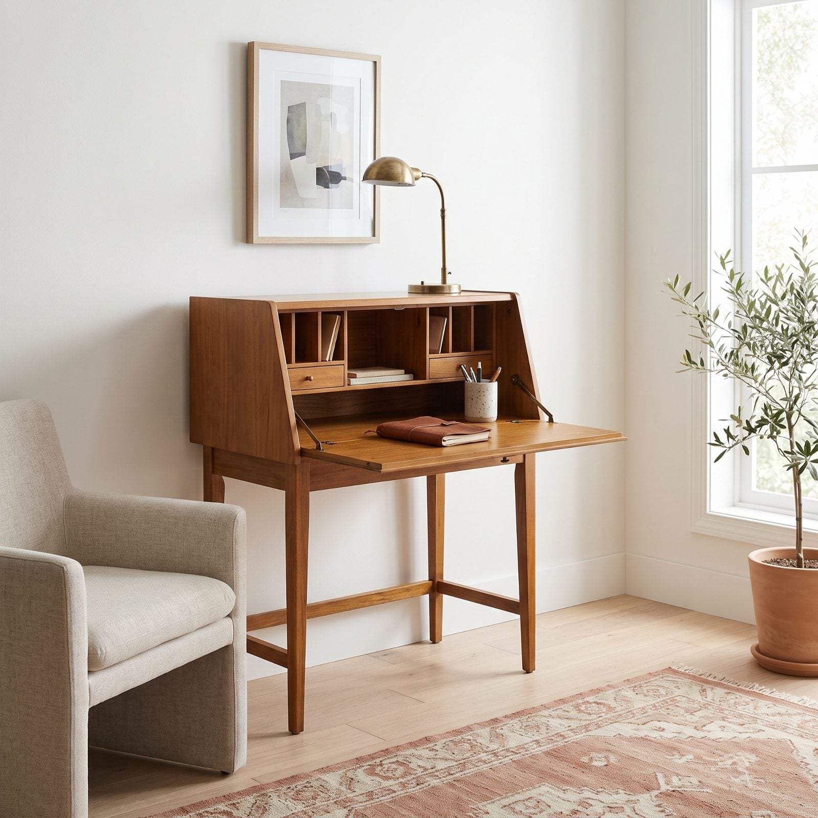 Secretary Desks That Fold Away the Mess