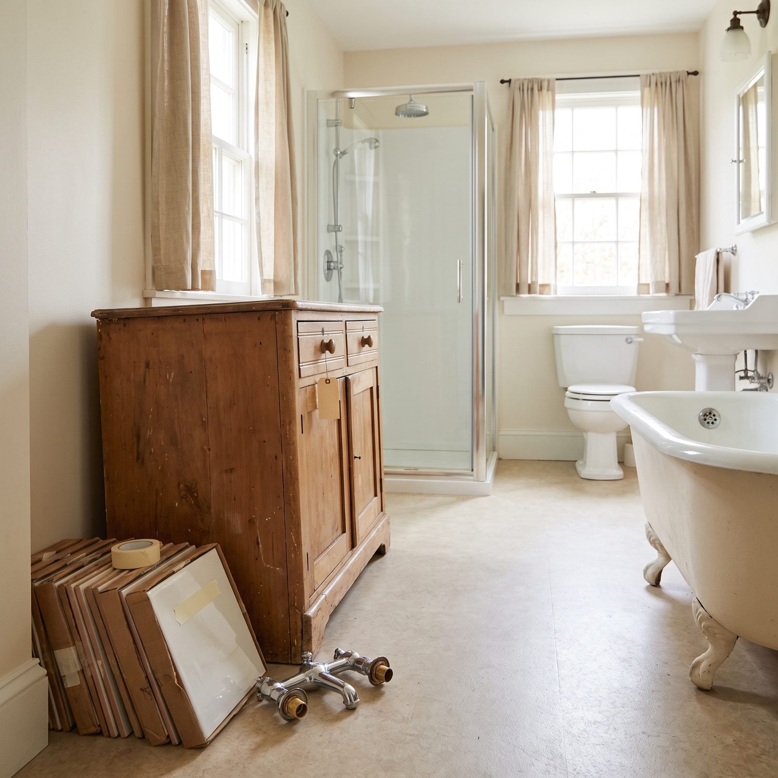 Sell the Old Vanity, Fixtures and Leftover Tile