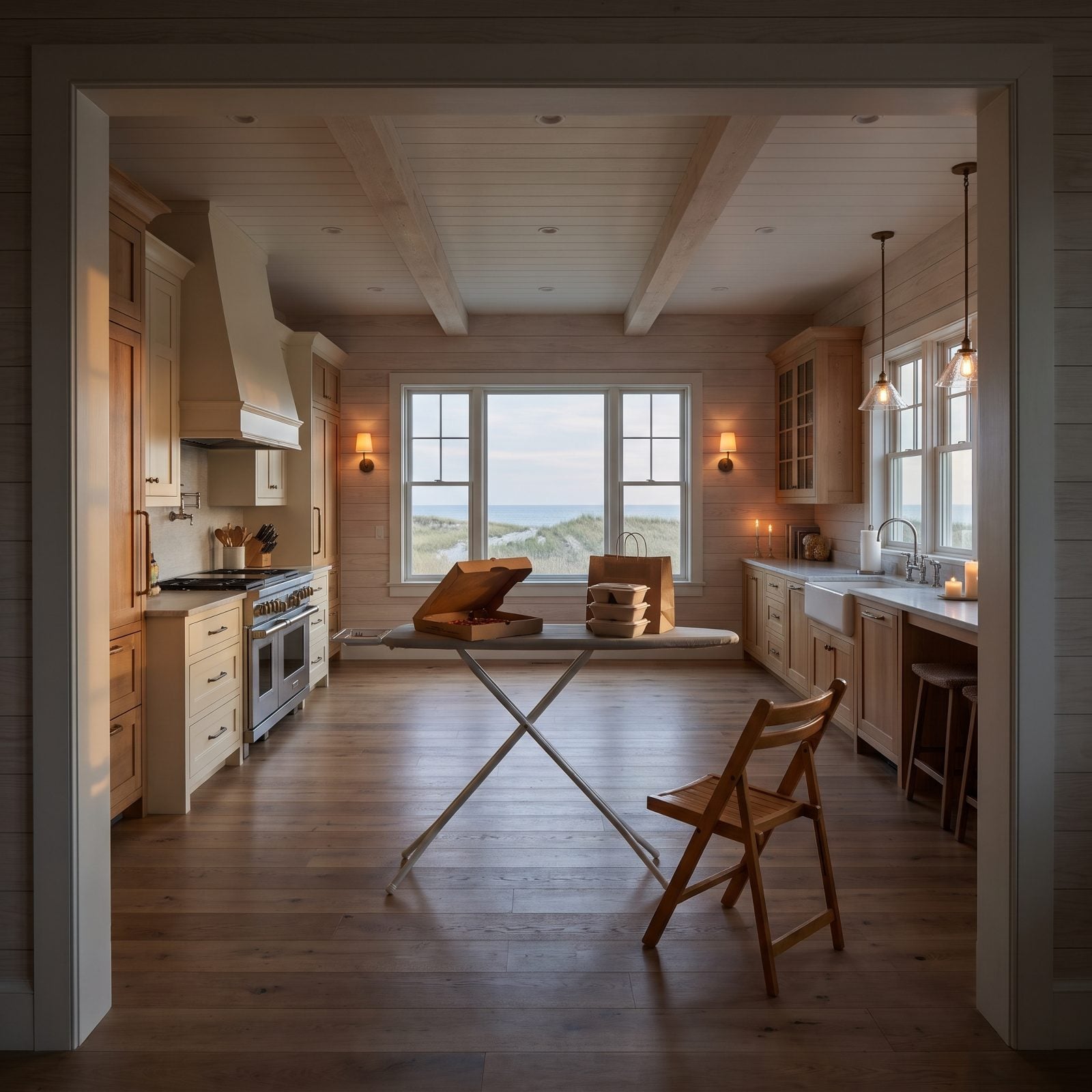 Separate Takeout Orders Replace Dinner at the Kitchen Table