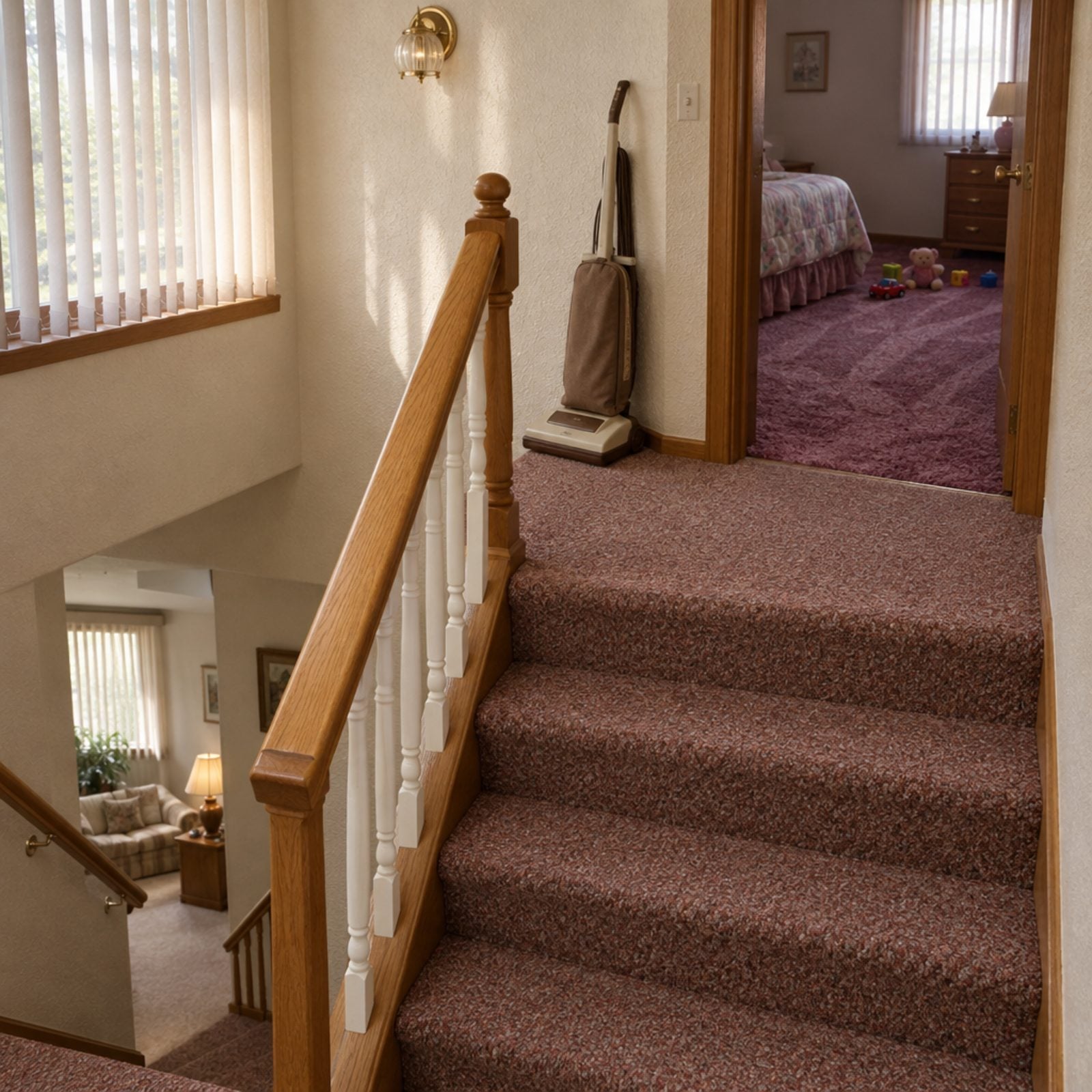 Shag in the Bedrooms, Berber on the Stairs, and a Vacuum That Fought Both