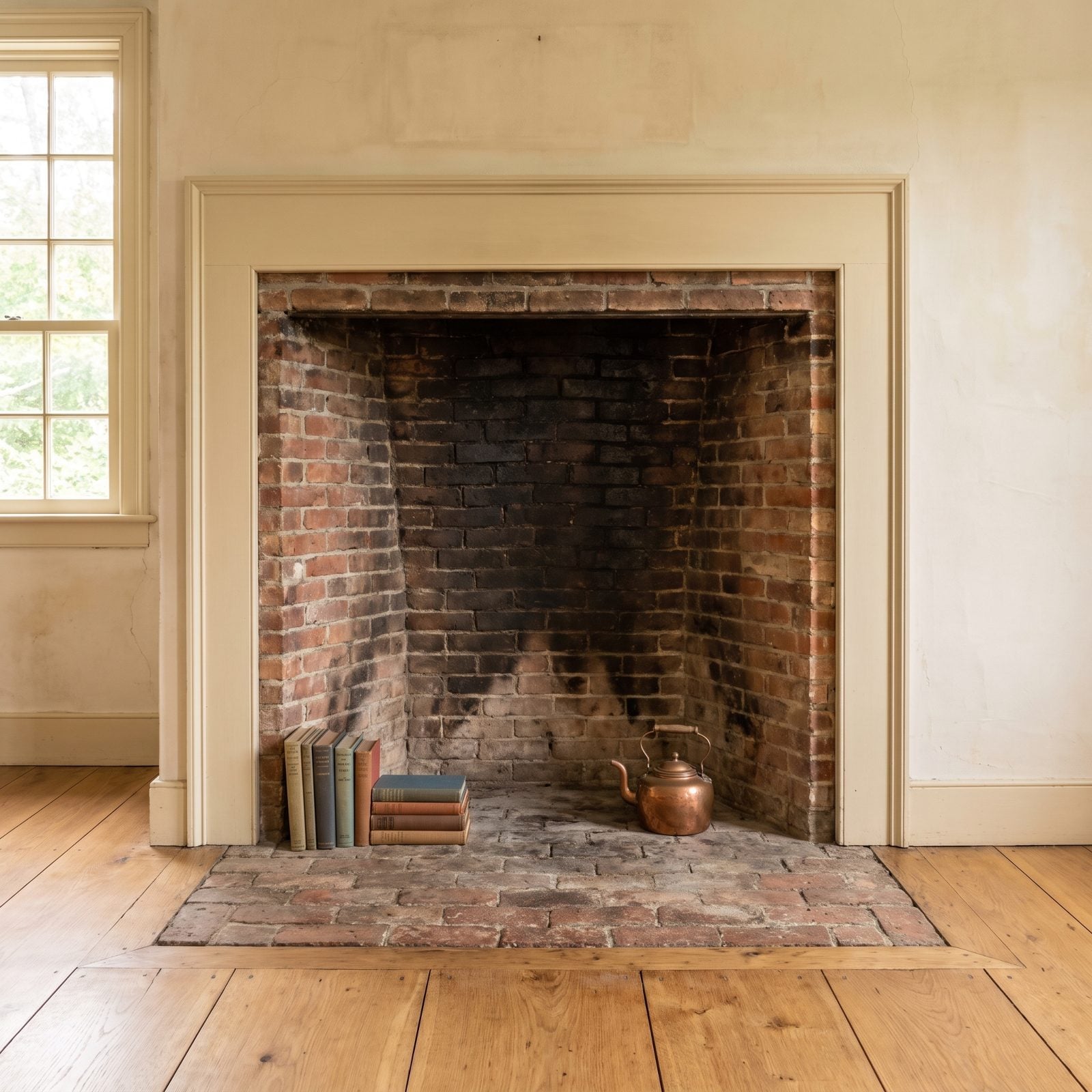 A Shallow Rumford Fireplace