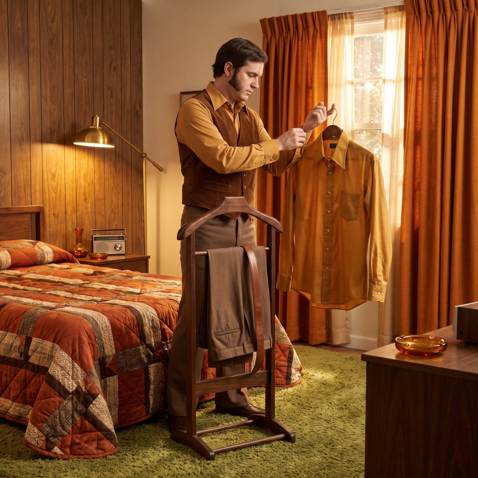 The Silent Butler Standing Guard With Tomorrow's Clothes