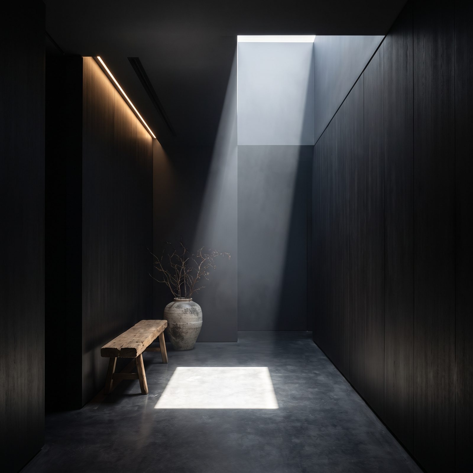 Skylights Over the Home's Darkest Interior Zone