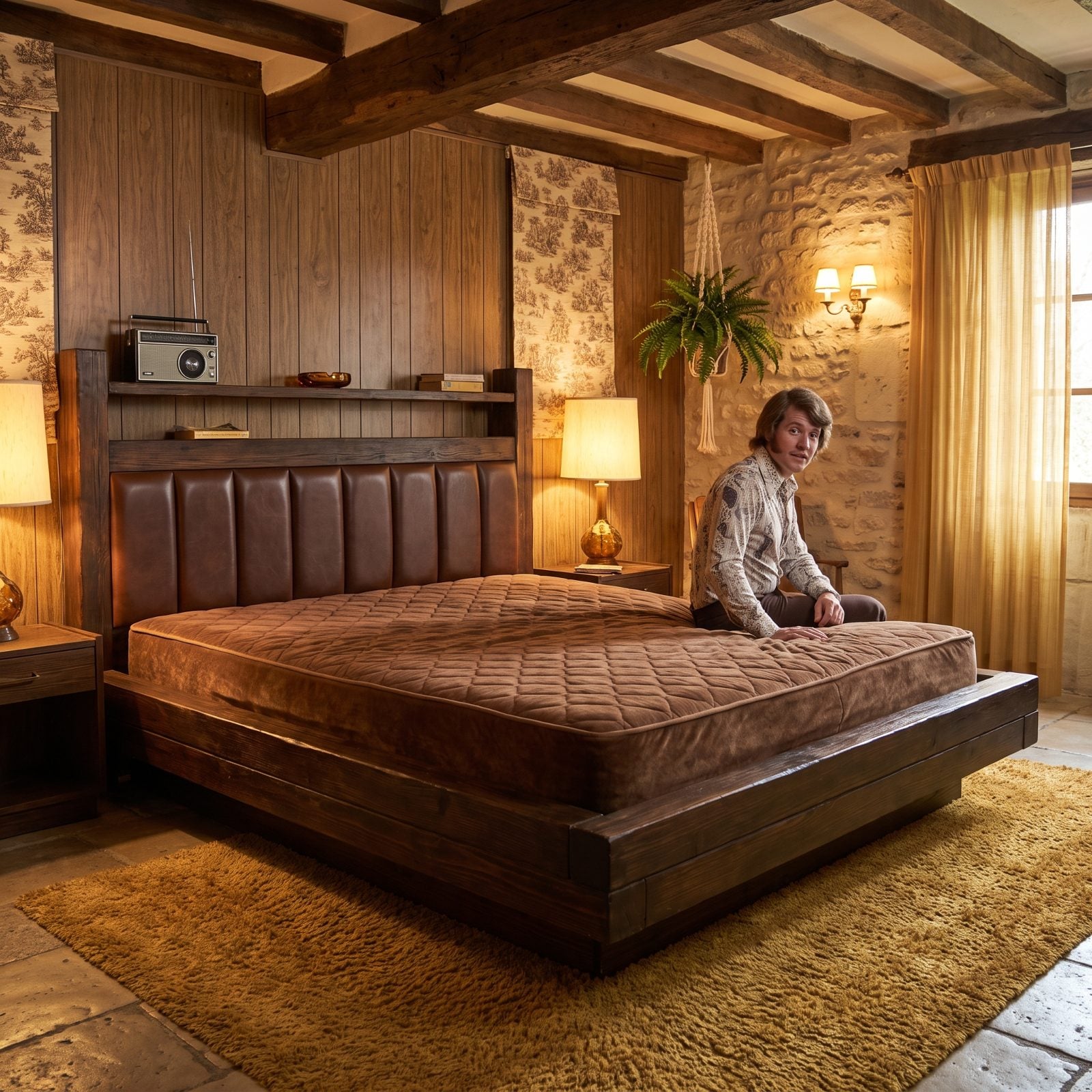 A Sloshing Vinyl Waterbed Nobody Could Make Properly