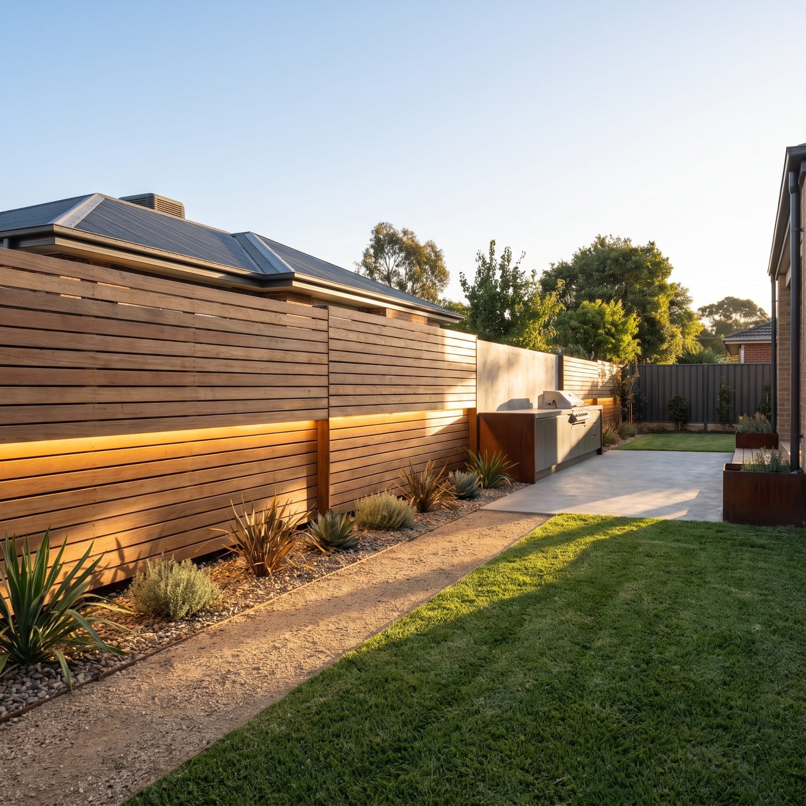 A Smart Fence With Integrated Low-Glare Lighting