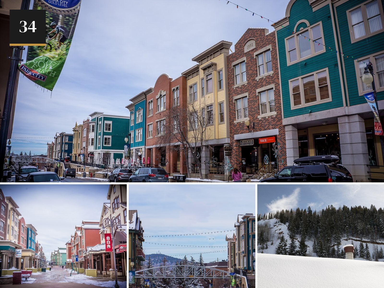 Park City, Utah in the snow