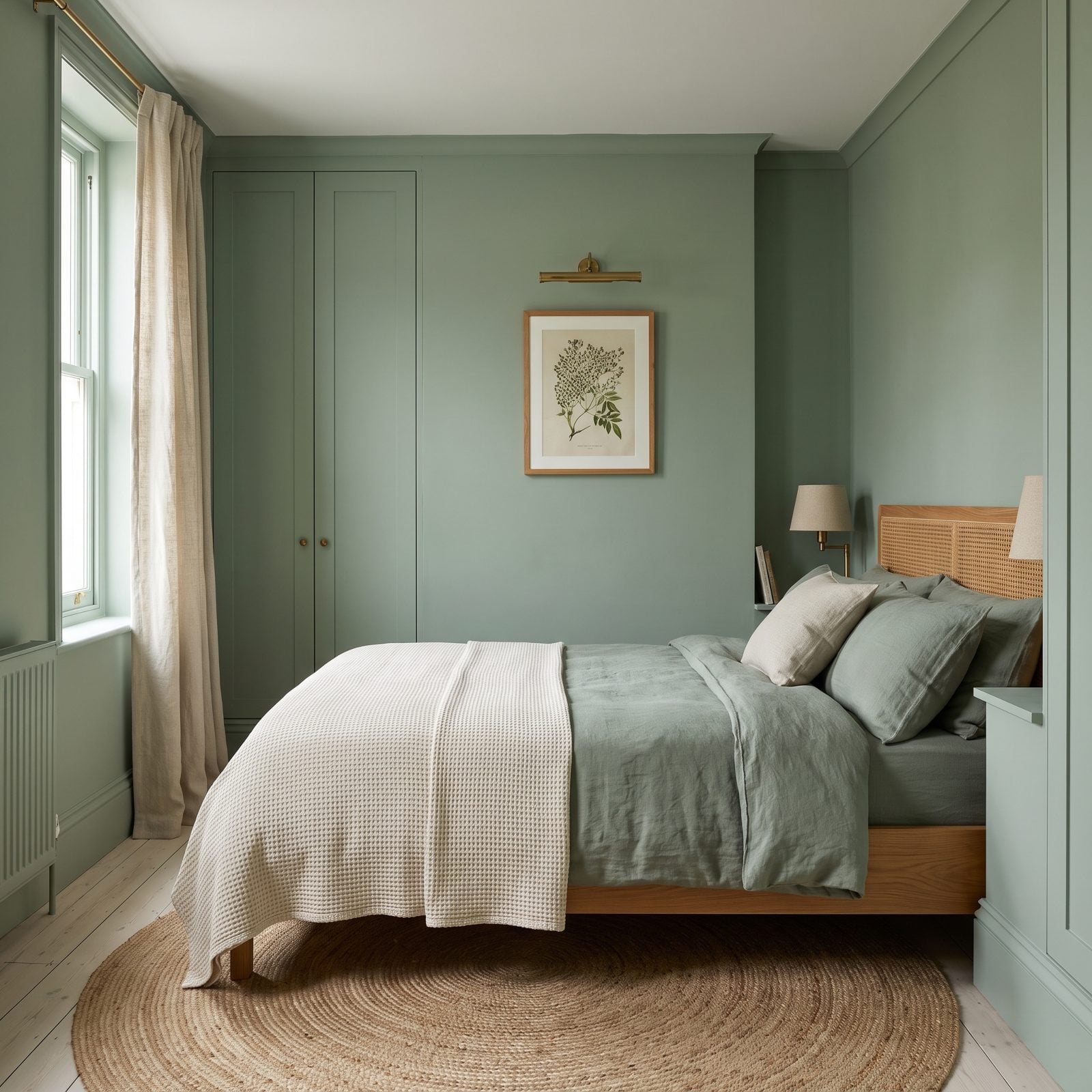 Soaked in One Soft Color, Walls to Trim
