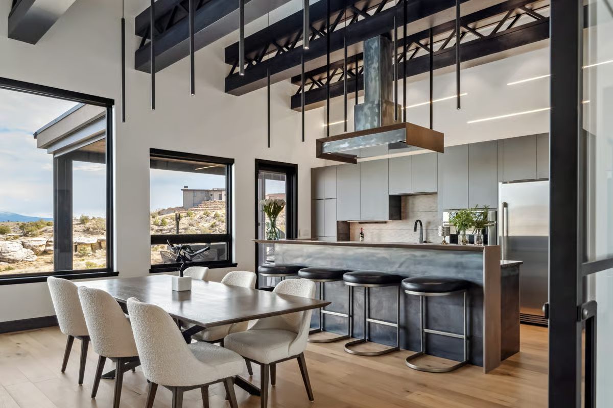 Concrete Island, Exposed Trusses, and Desert Rock Through Every Pane