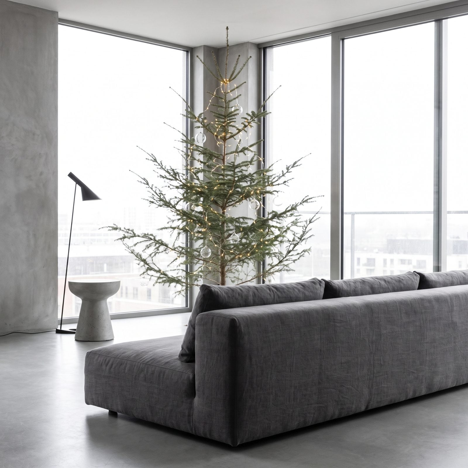 The Sparse Tree for a Minimalist Concrete Room