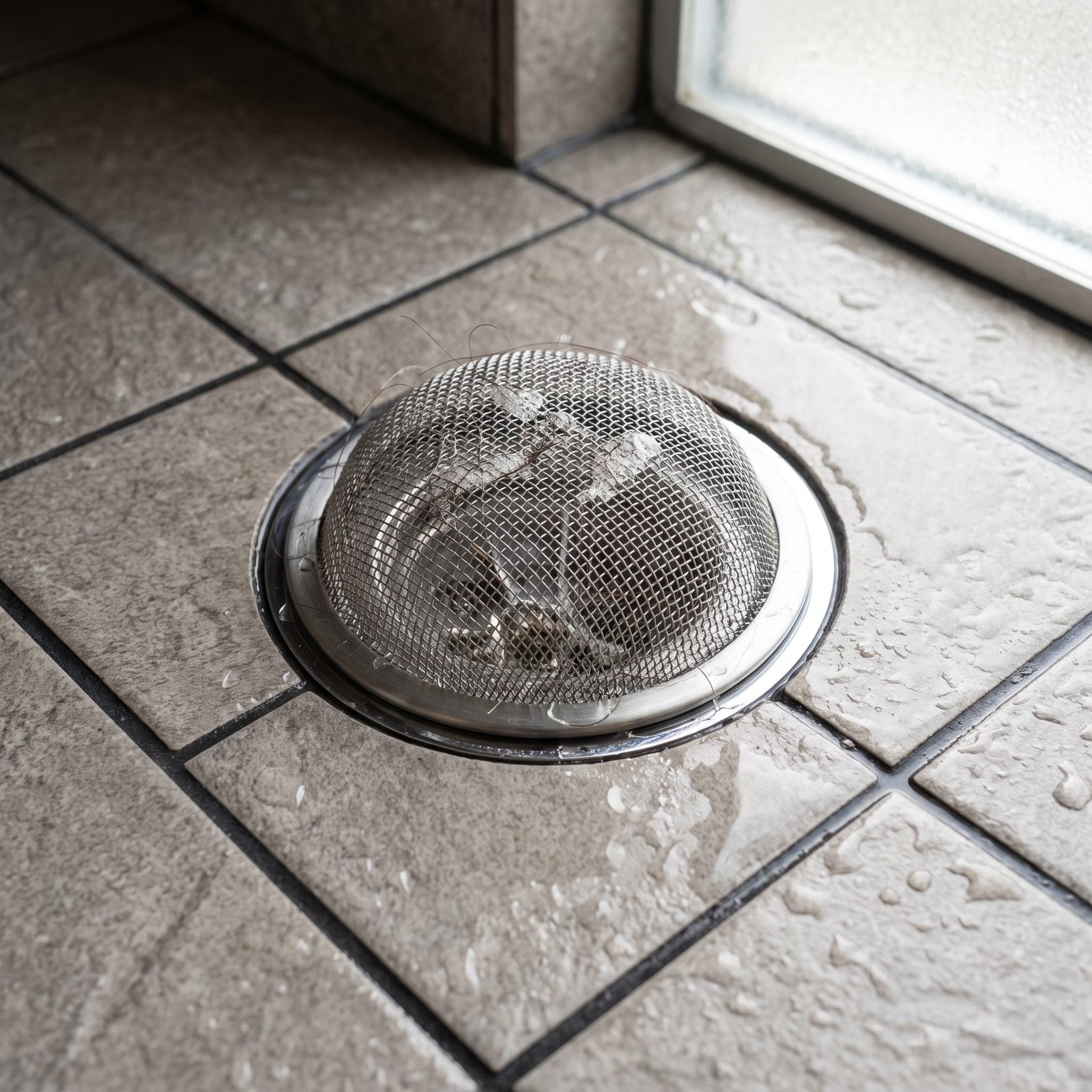 A Stainless-Steel Hair Catcher in Every Shower Drain